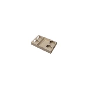 4 Cup Drink Tray Brown Flute 100/CTN