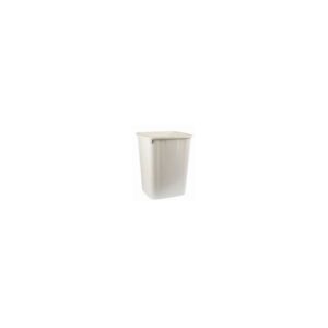 Wht Waste Bin Plastic White 32Lt 320(L)X360(W)X400(H)